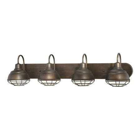 

Millennium Lighting 36.25 4-light Metal Vanity Light in Rubbed Bronze