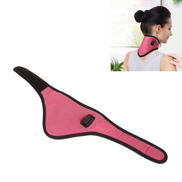 Collier Auto-Chauffant, Collier Réglable Interface USB pour Maison Bleu Ciel, Rose