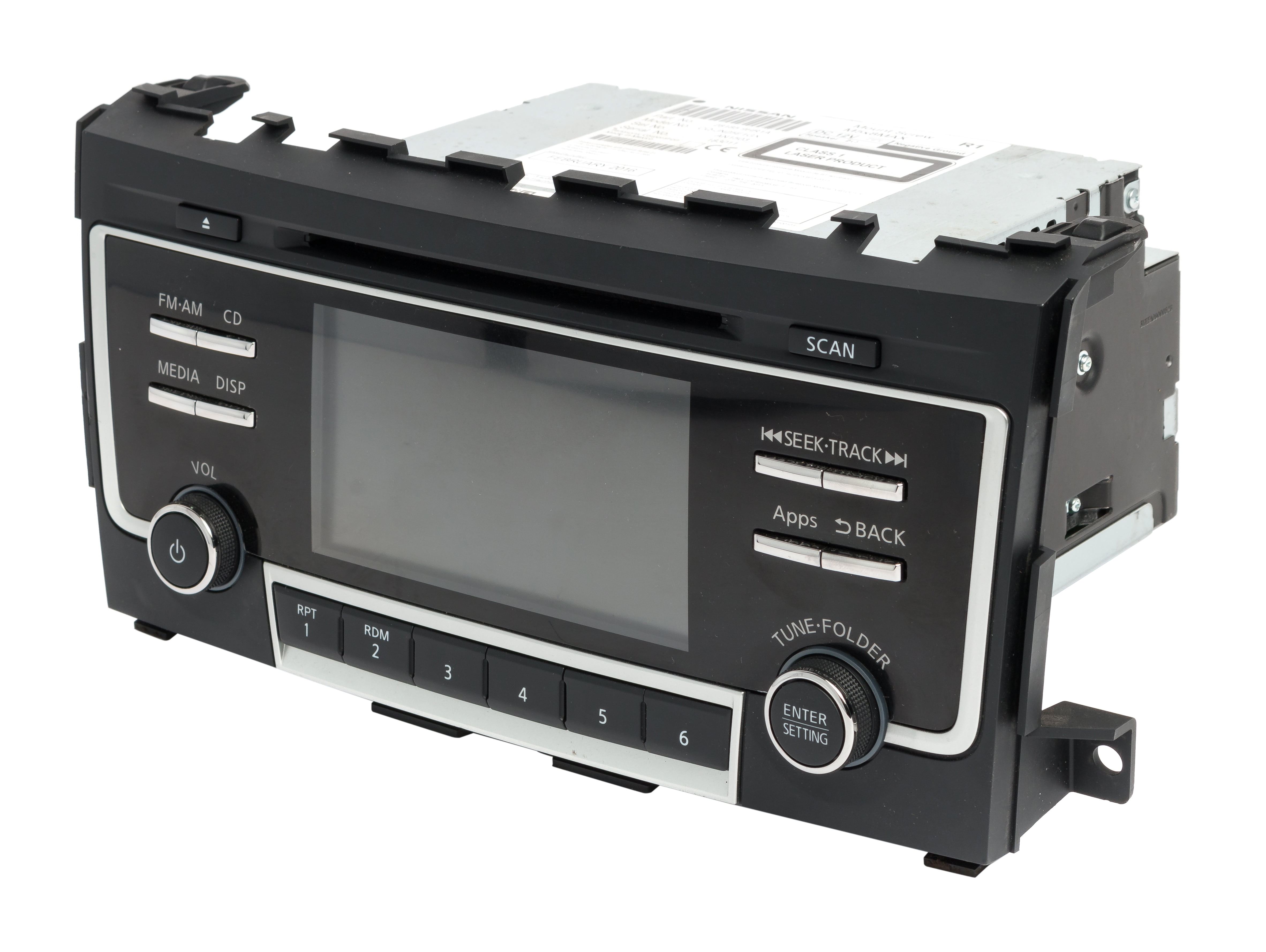 Restored 2016 Nissan Altima AM FM Radio Receiver Single Disc CD MP3 Player 281859HR1A (Refurbished)