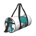 thumbnail image 3 of Disketp 45l Foldable Duffel Bag,Water-Resistant Sports Gym Bag,Portable Weekender Bag Lightweight For Travel,Fitness And Camping-Cute Dinosaur, 3 of 8