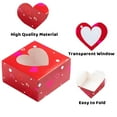 thumbnail image 2 of Sycfun 24 Pcs Valentine's Day Bakery Treat Boxes,Cookie Gable Boxes,Valentine Cupcake Boxes Heart Goody Bag for Valentine Classroom Party Favor Gift Exchange Gift Box, 2 of 8