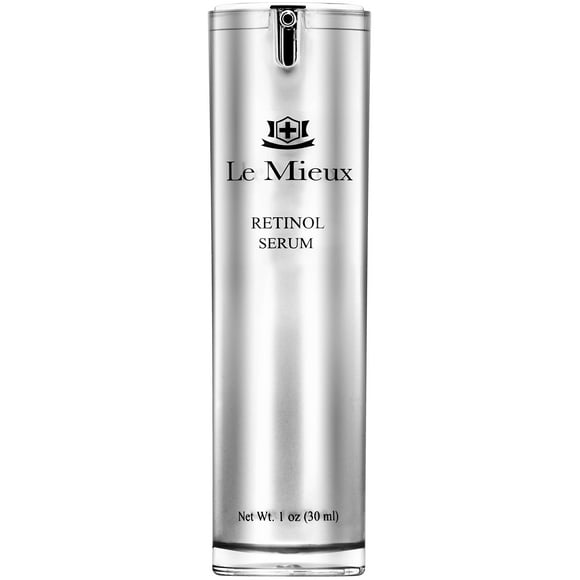 Le Mieux Retinol Serum - Anti Aging 0.5% Retinol Face Serum with Skin Smoothing Peptides, Hyaluronic Acid & Apple Stem Cells to Help Visibly Address