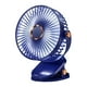 thumbnail image 2 of Ventilador de escritorio con clip, portátil, giratorio 720, para interiores y exteriores, mini ventilador USB, mini ventilador con azul, 2 of 9