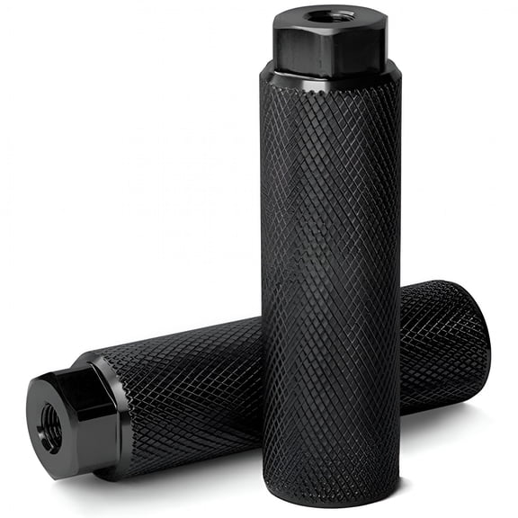 BESTSKY Bike Pegs Aluminum Alloy Anti Skid Foot For BMX Bike Fit 3/8 Inch Axles Black