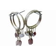 thumbnail image 2 of 4 pcIndian Bollywood Style Silver Jhumka Bangle Size 2'8 Bracelet Ethnic SET, 2 of 7