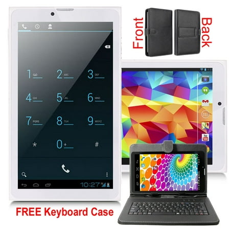Indigi® 3G Unlocked 2-in-1 SmartPhone + TabletPC Android 4.4 KitKat + WiFi + DualSIM Slots w/ Keycase