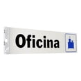 thumbnail image 3 of Letrero Para Oficina Hy-Ko Aluminio Acero Inoxidable 5X20.5, 3 of 3
