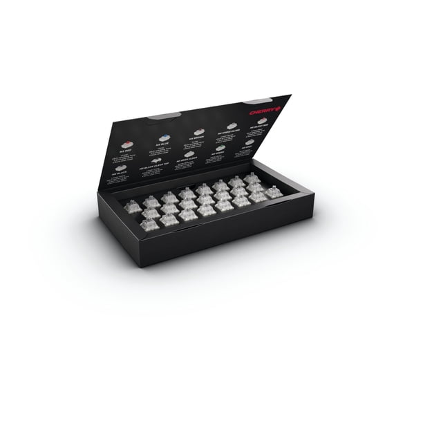 Kit de interruptores mecánicos para teclado CHERRY MX RGB Speed Silver