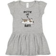 thumbnail image 3 of Inktastic Pittie Life is Ruff Spotted Pit Bull Girls Baby Dress, 3 of 5