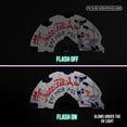 thumbnail image 3 of Fan Rave Wearhouse portátil, reflectante UV, de bambú, plegable, 3 of 6