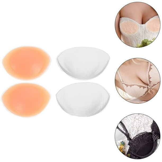 Women's Breast Push Up Pads Swimsuit Accessories Silicone Bra Pad Nipple  Cover – the best products in the Joom Geek online store