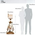 thumbnail image 2 of Fashionwu 50” Cat Tree -Pet Furniture Cat Tower, Multi-Step Cat Condo with Sisal-Covered Scratching Posts &2 Plush Rooms for Cats or Kittens, Cat Climbing Stand Cave, 2 of 9