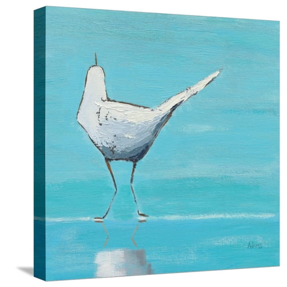 Art.com Egret II Stretched Canvas Print Wall Art by Phyllis Adams, 16" x 16"