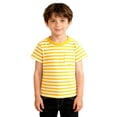 thumbnail image 2 of Rhuody Boys Tops Spring T Shirt Crew Neck Tee Graphic Print Short Sleeve Blouse Classic Summer Clothing 5-6 Years Yellow, 2 of 5