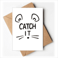 thumbnail image 1 of Attrapez-le Souris Visage DIY Conception Cartes de Voeux Vous Êtes Invités Invitations, 1 of 3