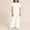 White, variant on ATOGUTA Cute Outfits for Girls Summer Short Sleeve T-Shirts and Wide-Leg Pants Set Fashion Clothing Sets Purple, Size 1T-16