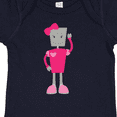 thumbnail image 4 of Inktastic Cute Robot, Funny Robot, Girl Robot, Pink Robot Girls Baby Bodysuit, 4 of 5