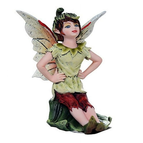Fairy Garden Flower Boy Fairy Decorative Mini Garden of Enchantment Figurine 3 Inch