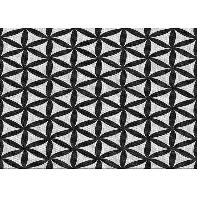 Ahgly Company Machine Washable Indoor Rectangle Transitional Midnight Gray Area Rugs, 2' x 3'