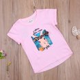 thumbnail image 1 of Honganda Summer T-shirt Cartoon Rabbit Pattern Short Sleeve Round Neck Pullover, 1 of 5