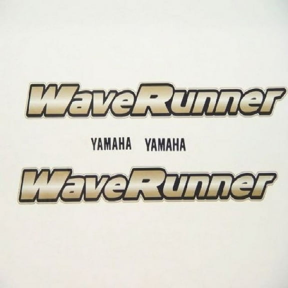 Yamaha Boat Brand Decal GU5-U4123-00 | Wave Runner (Set of 4)