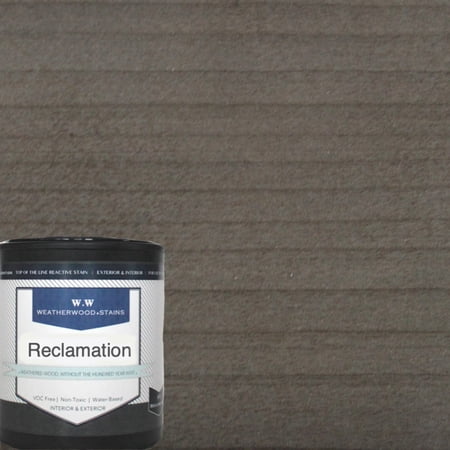 Reclamation Exterior and Interior Transparent Water-Based Reactive Wood Stain, No VOC, by Weatherwood - - Quart (32 Fl. Oz.)