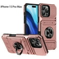 thumbnail image 3 of Motorola Wallet Phone Case - TPU+PC, Hidden Card Slot, Ring Kickstand, Heavy Duty Shockproof, 3 of 6
