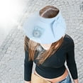 thumbnail image 3 of Easdesey Cooling Fan Hat For Women Men Large Brim Sun Visor Hat with Fan for Sports Outdoor Activities Cycling Sports Camping Fishing Blue, 3 of 4