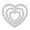 Heart Frames, variant on Die Cuts for Card Making, Ouginx Lace Frame Metal Cutting Dies DIY Die Cutters Die Stencils for Scrapbooking, Embossing & More