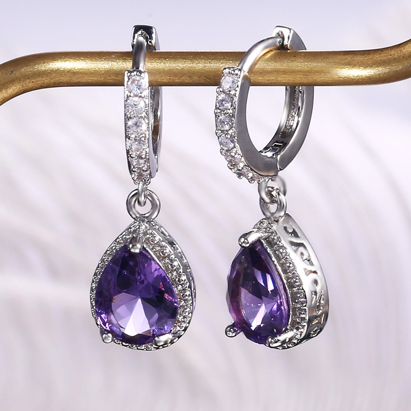 gemstone earrings