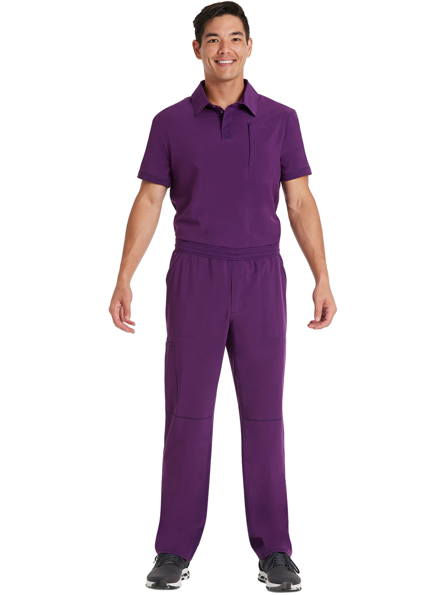 Scrubstar Men's Premium Performance Stretch Pull-On Cargo Scrub Pants, Sizes XS-3XL