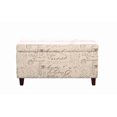 thumbnail image 1 of Nathaniel Home Pouf de rangement profond à motifs Graffiti Greyson, 1 of 8