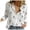 White, variant on Yuncity Womens Linen Tops Lapel Button Down Shirt Star Print Long Sleeve Loose Casual Tops S-2Xl