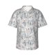 thumbnail image 1 of Fotbe white Moose winter tree Camisa Hawaiana para Hombre Unisex – Camisa Casual de Verano con Botones de Manga Corta de Algodón y Lino,Small, 1 of 7