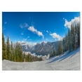 thumbnail image 2 of Alpes Autrichiennes Vues de la Piste de Ski - Impression sur Toile Paysage, 2 of 3