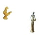 thumbnail image 5 of Escultura de pollo, figura de resina, estatua de mujer africana, arte tribal, artesanía de escritorio, pieza de colección única, ideal para sala de es, 5 of 8