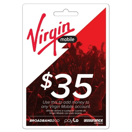Virgin Mobile $35 Top Up (Email Delivery) (Best Virgin Mobile Plan)