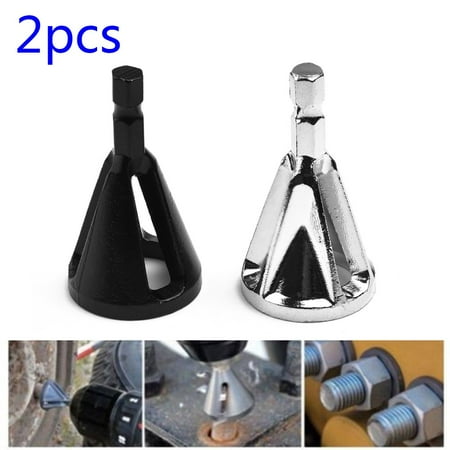 

2pcs/set Steel Deburring External Chamfer Tool Bit Remove Burr Repair