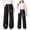 Black, variant on YUEHUA Christian Graphic Girl's Wide Leg Baggy Sweatpants JESUS MY LORD Flowy Drawstring Waist Loose Long Sweat Pants Casual for Teen Girl 6-14Y, 4-5 Years