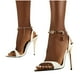 thumbnail image 5 of Zapatos de mujer Sandalias puntiagudas de color caramelo Moda Tacones altos Cadena de metal Zapatos grandes Wmkox8yii hfjk4554, 5 of 5