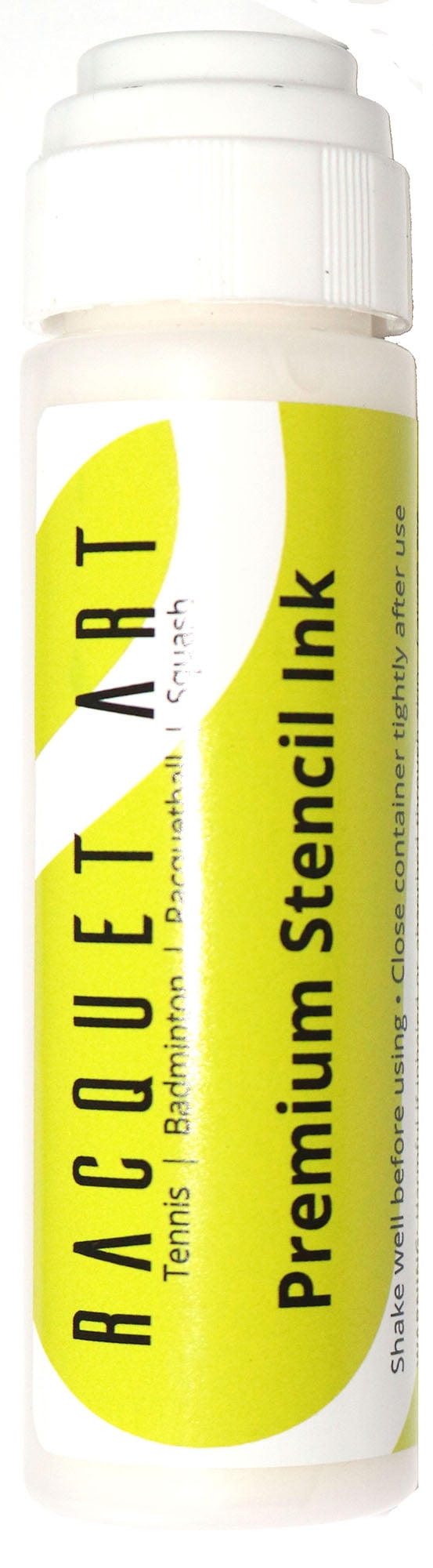 Tennis Stencil Ink by Racquet Art White Click for More Colors