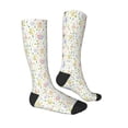 thumbnail image 3 of Haiem Flower Rabbit Socks, Funny Novelty Crazy Design Cotton Socks Sports Socks Knee High Socks For Men, Women,1Pairs - Gift For Working Friends, 3 of 8