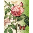 thumbnail image 2 of Han, Ching 15x18 White Modern Wood Framed Museum Art Print Titled - Rose Splendor II, 2 of 4
