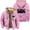 Pink, variant on Caseoh Your're Getting Banned Zipper Hoodies Women Men Jacket Parkas Long Sleeve Fashion Streetwear Coat
