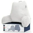 thumbnail image 1 of Nestl Almohada de Lectura con Respaldo, Apoyo para la Espalda Brazos, Descanso Cama Memory Foam Triturada, Blanca., 1 of 7