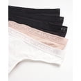thumbnail image 3 of Pack de 5 tangas de microfibra para mujer, talla XL, de Lucky Brand, 3 of 6