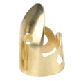 thumbnail image 1 of Finger Picks Metal 3Pcs Index Finger 1Pc Thumb Guitar Parts Musical Instrument Accessories(Gold ), 1 of 14