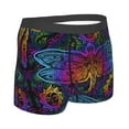 thumbnail image 3 of Disketp Indian Mandalas Dragonfly Men'S Boxer Briefs,Soft And Breathable Cotton Underwear With Comfortflex Waistband, 3 of 9