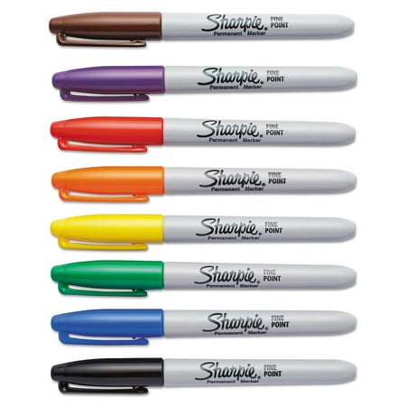 Sharpie Permanent Marker, Fine Point, Assorted Colors, Select Quantity