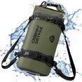 thumbnail image 1 of 25L Waterproof Dry Bag - Motorcycle Luggage Tail Bag with Straps for Back Seat, Roll Top Lightweight Waterproof Backpack Sack for Travel, Swimming, Boating, Kayaking, Camping and Beach, 1 of 5